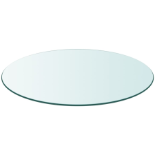 vidaXL edzett üveg asztallap kerek 700 mm (243628) bútor