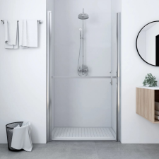 vidaXL Edzett üveg zuhanyajtó 81 x 195 cm fürdőszoba kiegészítő