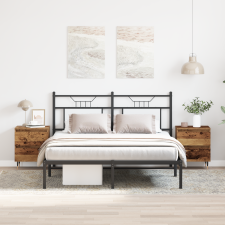vidaXL Éjjeli szekrények 2 db Régi fa 40x35x50 cm Mérnöki fa bútor