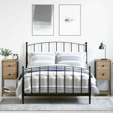 vidaXL Éjjeliszekrény 2 pcs kézműves tölgy 32 x 42 x 70 cm Faanyag bútor