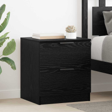 vidaXL Éjjeliszekrény 2 pcs Musta tammi 45 x 39 x 50 cm Faanyag bútor