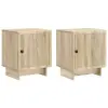 vidaXL Éjjeliszekrény 2 pcs Sonoma Tölgy 43 x 34,5 x 50 cm Szerelt Fa