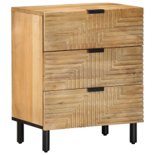 vidaXL éjjeliszekrény barna 50x33x62 cm tömörfa mangófa bútor