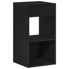 vidaXL éjjeliszekrény fiókkal fekete tölgy 35x34x66,5 cm (858715) bútor