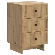 vidaXL Éjjeliszekrény Kézműves Tölgy 43 x 41 x 66,5 cm Szerelt Fa bútor
