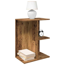 vidaXL éjjeliszekrények 2 db régi fa 46,5x29x61 cm gépelt fa bútor