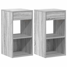 vidaXL éjjeliszekrények fiókos 2 db szürke sonoma 35x34x66,5 cm (858724) bútor