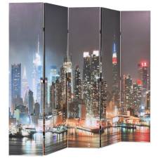 vidaXL éjszakai New York mintás paraván 200 x 170 cm bútor