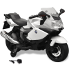 vidaXL Elektromos BMW 283 gyerek motorkerékpár 6 V fehér