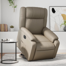 vidaXL elektromos kávészínű műbőr felállást segítő dönthető fotel bútor
