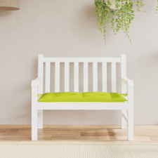 vidaXL élénkzöld oxford szövet kerti padpárna 110 x 50 x 7 cm lakástextília