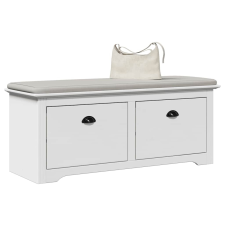 vidaXL előszobai pad "BODO" Fehér 114x40x45 cm bútor