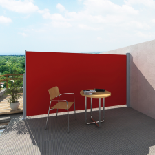 vidaXL Erkély Terasz Oldalnapellenző 160 x 300 cm Piros kerti bútor