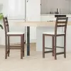 vidaXL Étkező Székek 2 pcs Világos Barna 40 x 47,5 x 99,5 cm