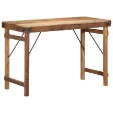 vidaXL Étkezőasztal 110x55x76 cm Tömör újrahasznosított fa bútor