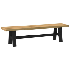 vidaXL étkezőpad NOAIN A alakú lábak 180x40x45 cm tömörfa fenyőfa bútor