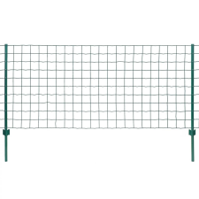 vidaXL Euro Fence zöld acélkerítés szett 20 x 1,5 m kerti dekoráció