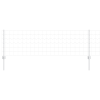 vidaXL Euro Kerítés 11 U Posta Ezüst 0.6x50 m Acél (3336213)