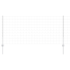 vidaXL Euro Kerítés 22 U Oszloppal Ezüst 1x25 m Acél (3336204)