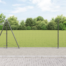 vidaXL Euro Kerítés 7 Flanged Posts 1.2x10 m Horganyzott Acél építőanyag