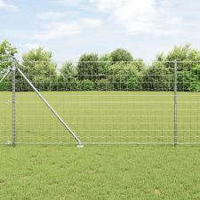 vidaXL Euro Kerítés 7 Tüskés Oszloppal 1.2x10 m Horganyzott Acél építőanyag