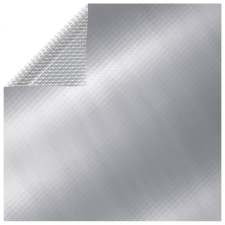 vidaXL ezüst polietilén medencetakaró 732 x 366 cm medence kiegészítő