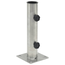 vidaXL ezüstszínű acél napernyőtalp rúdhoz Ø38/48 mm kerti bútor