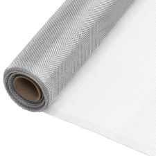 vidaXL ezüstszínű alumínium háló 80 x 500 cm kerti bútor
