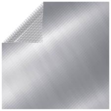 vidaXL ezüstszínű polietilén medencetakaró 400 x 200 cm medence kiegészítő