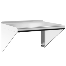 vidaXL ezüstszínű rozsdamentes acél falipolc 50 x 45 x 31 cm (30276) bútor