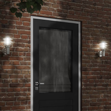 vidaXL ezüstszínű rozsdamentes acél kültéri falilámpa kültéri világítás