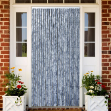 vidaXL ezüstszínű zsenília rovarfüggöny 90 x 220 cm lakástextília