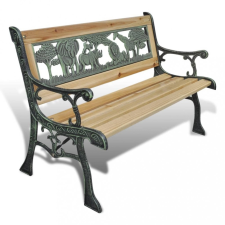 vidaXL Fa kerti pad gyermekeknek 84 cm kerti bútor