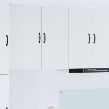 vidaXL Fali konyhaszekrény Magas Fényű Fehér 40 x 31 x 80 cm Faanyag bútor