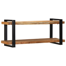 vidaXL fali polc 110x33x45 cm tömör fa akácfa bútor