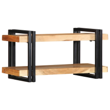 vidaXL fali polc 70x33x35 cm tömör fa akácfa (4017484) bútor