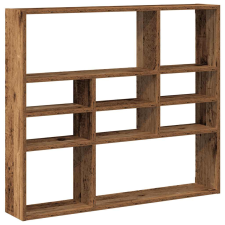 vidaXL fali polc régi fa 90x16x78 cm fűrészelt fa (856069) bútor