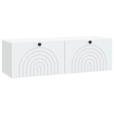 vidaXL Fali TV szekrény Fehér 98 x 31 x 30 cm Szerelt Fa bútor