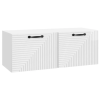 vidaXL Fali TV szekrény Magasfényű Fehér 78,5 x 31 x 30 cm Szerelt Fa