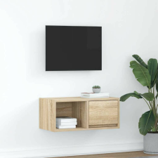 vidaXL Fali TV Szekrény - Sonoma Tölgy - 60x31x25,5 cm bútor