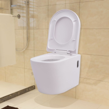 vidaXL Falra szerelhető fehér kerámia WC fürdőszoba kiegészítő