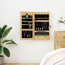 vidaXL falra szerelhető tükrös ékszerszekrény 37,5x10x67 cm bútor