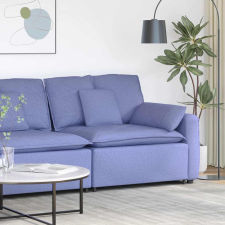 vidaXL farmerkék moduláris kanapé karfás végmodul párnákkal 100 cm bútor