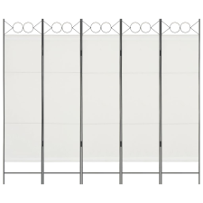vidaXL fehér 5-paneles paraván 200 x 180 cm bútor