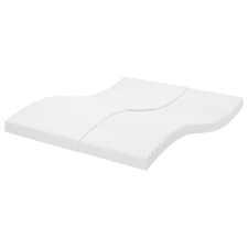 vidaXL fehér 7 zónás 20 ILD keménységű habmatrac 180 x 220 cm ágy és ágykellék