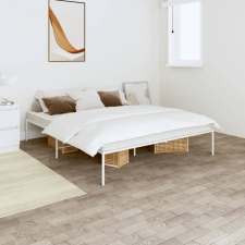 vidaXL fehér acél ágykeret 196 x 146 x 31 cm ágy és ágykellék