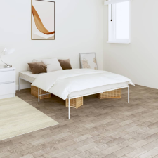 vidaXL fehér acél ágykeret 206 x 126 x 31 cm ágy és ágykellék