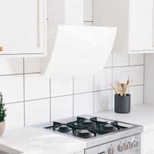 vidaXL fehér acél és edzett üveg fali páraelszívó 60 cm páraelszívó