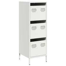 vidaXL fehér acél magasszekrény 39 x 35 x 103,5 cm (851405) bútor