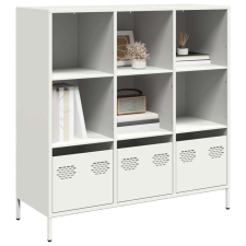 vidaXL fehér acél tálalószekrény 101,5 x 39 x 103,5 cm bútor